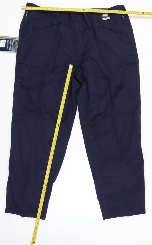 Regatta Men’s Blue Cargo Trousers 44 in Waist 31 in Leg Regular Fit