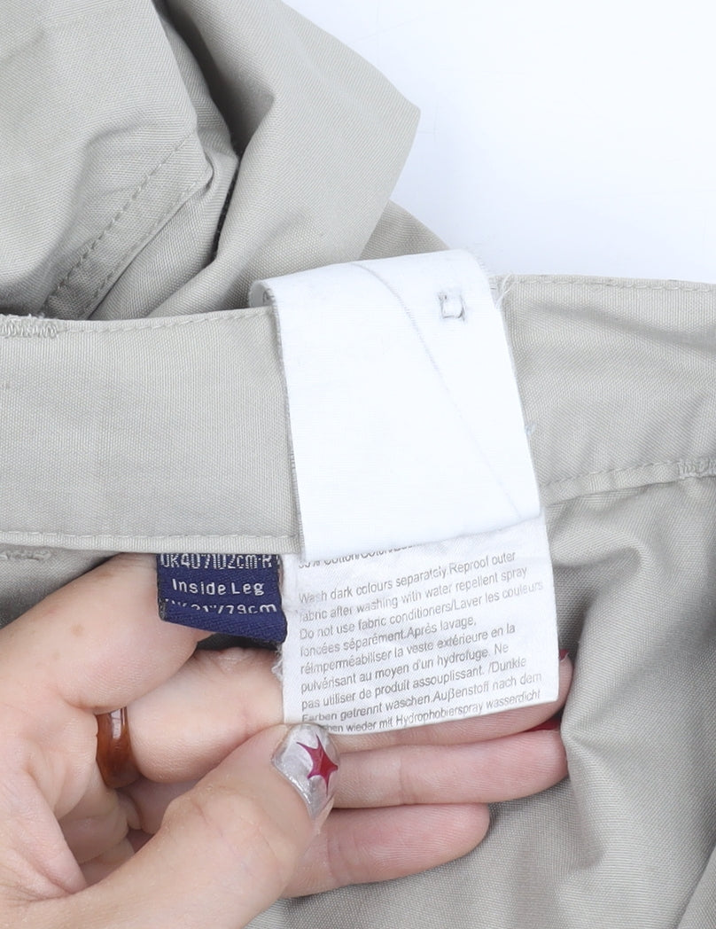 Regatta Men's Beige Cargo Trousers 32W 31L Regular Fit Outdoor