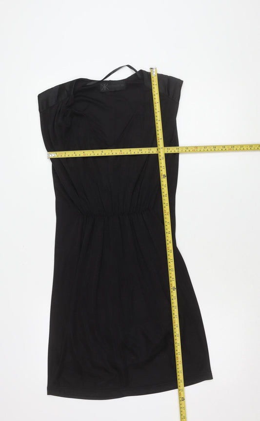 Kardashian Kollection Women's Black Size 10 Strapless Bodycon Dress