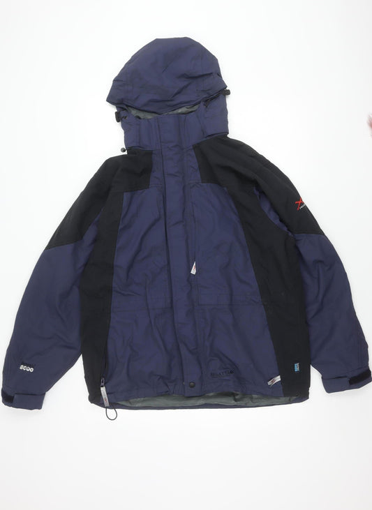 Regatta Men’s Blue M Parka Jacket Waterproof Hooded Outdoor Coat