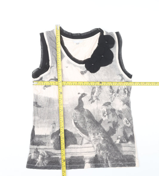 Lakeland Women's Multicoloured Animal Print Tank Top Size 16