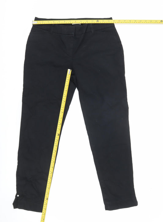 Van Heusen Women’s Black Size 4 Slim Straight Leg Business Trousers