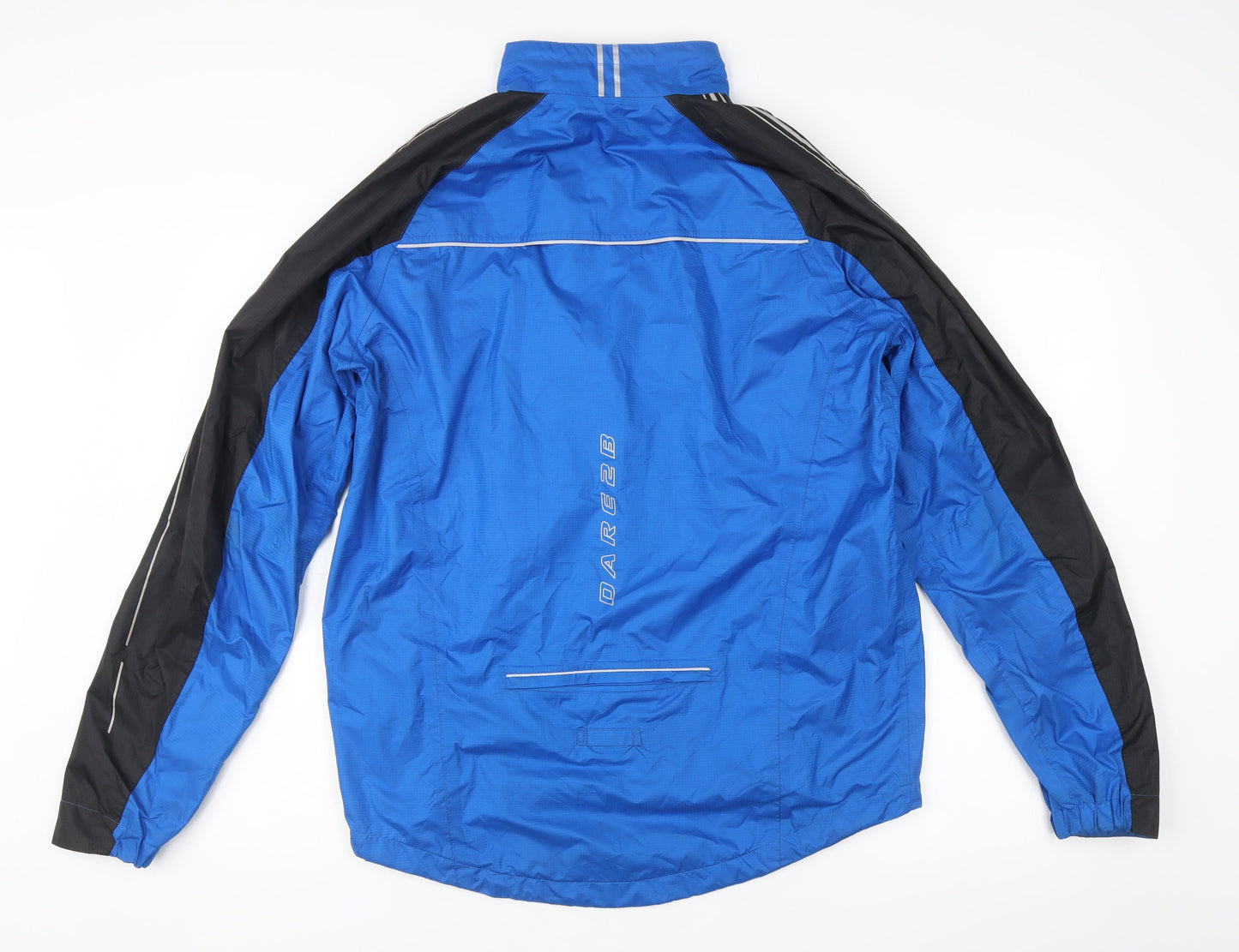 Dare 2b Men's Blue Cycling Windbreaker Jacket M 40in Reflective Sports