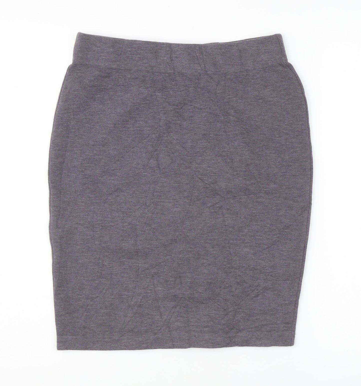 Joules Women’s Grey Knee Length Pencil Skirt Size 10 Stretch Jersey