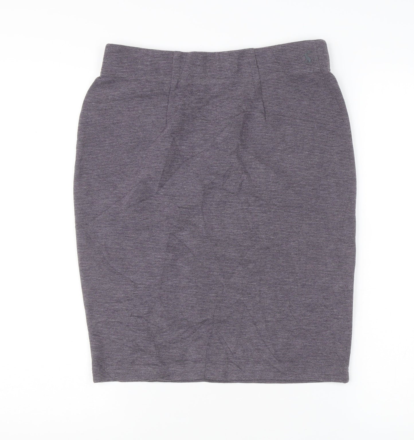 Joules Women’s Grey Knee Length Pencil Skirt Size 10 Stretch Jersey
