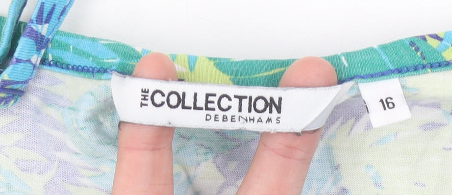 Debenhams Women’s Multicoloured Tropical Tank Top Size 16