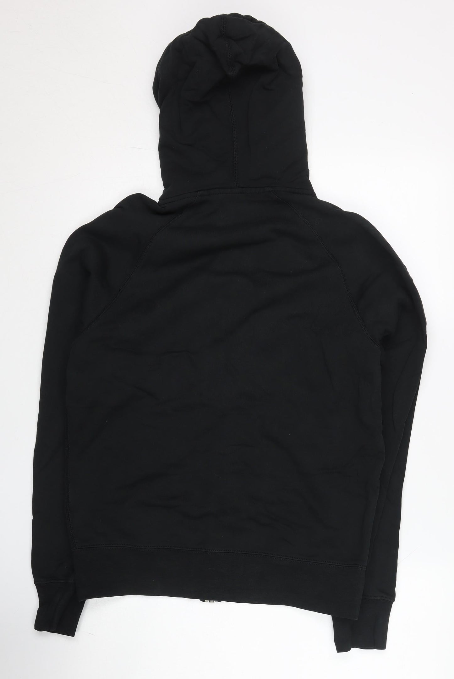 Nike Men’s Black Full Zip Hoodie M Sportswear Cotton Logo
