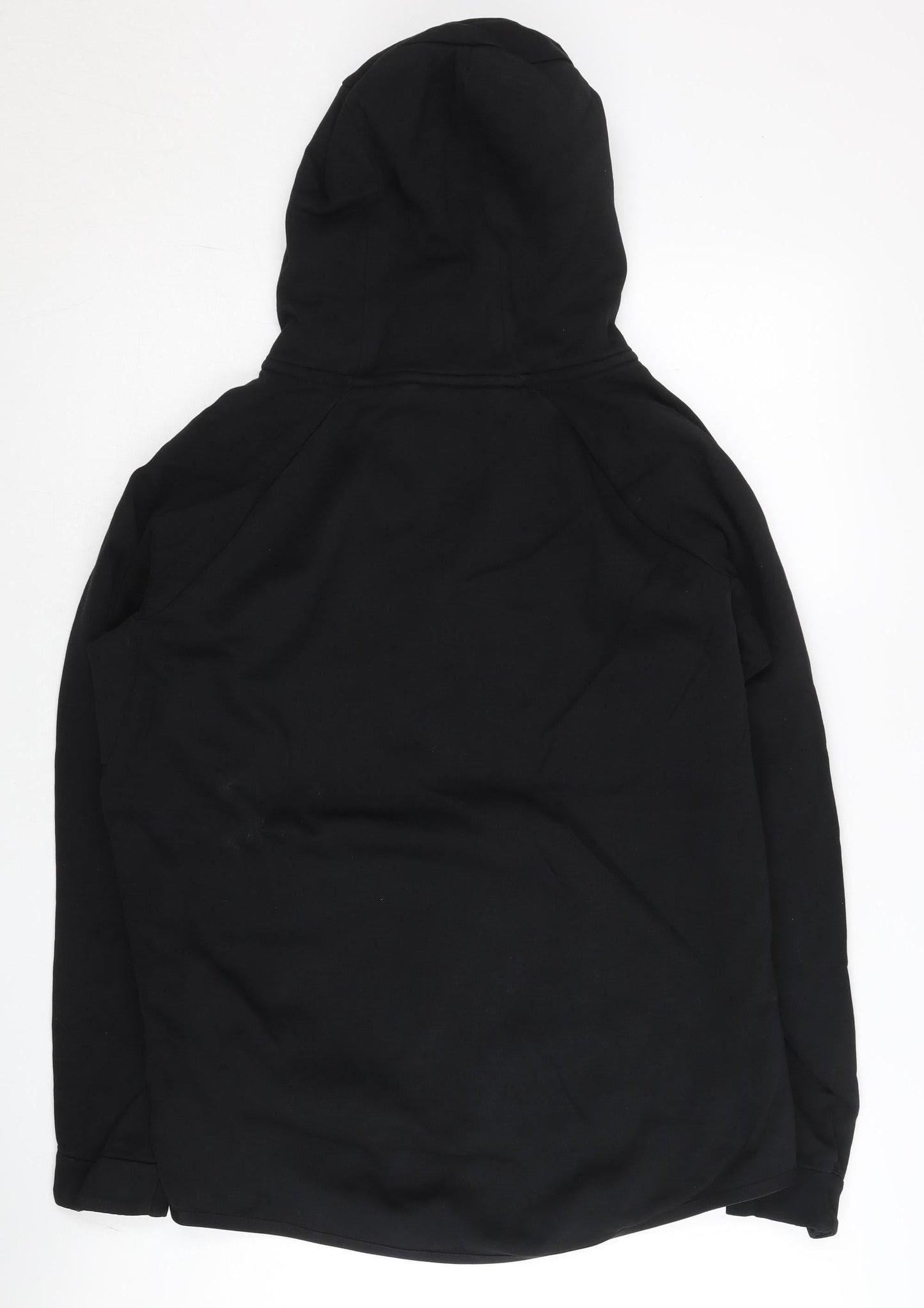 Nike Men's Black Full Zip Hoodie Size L Knit Cotton Blend