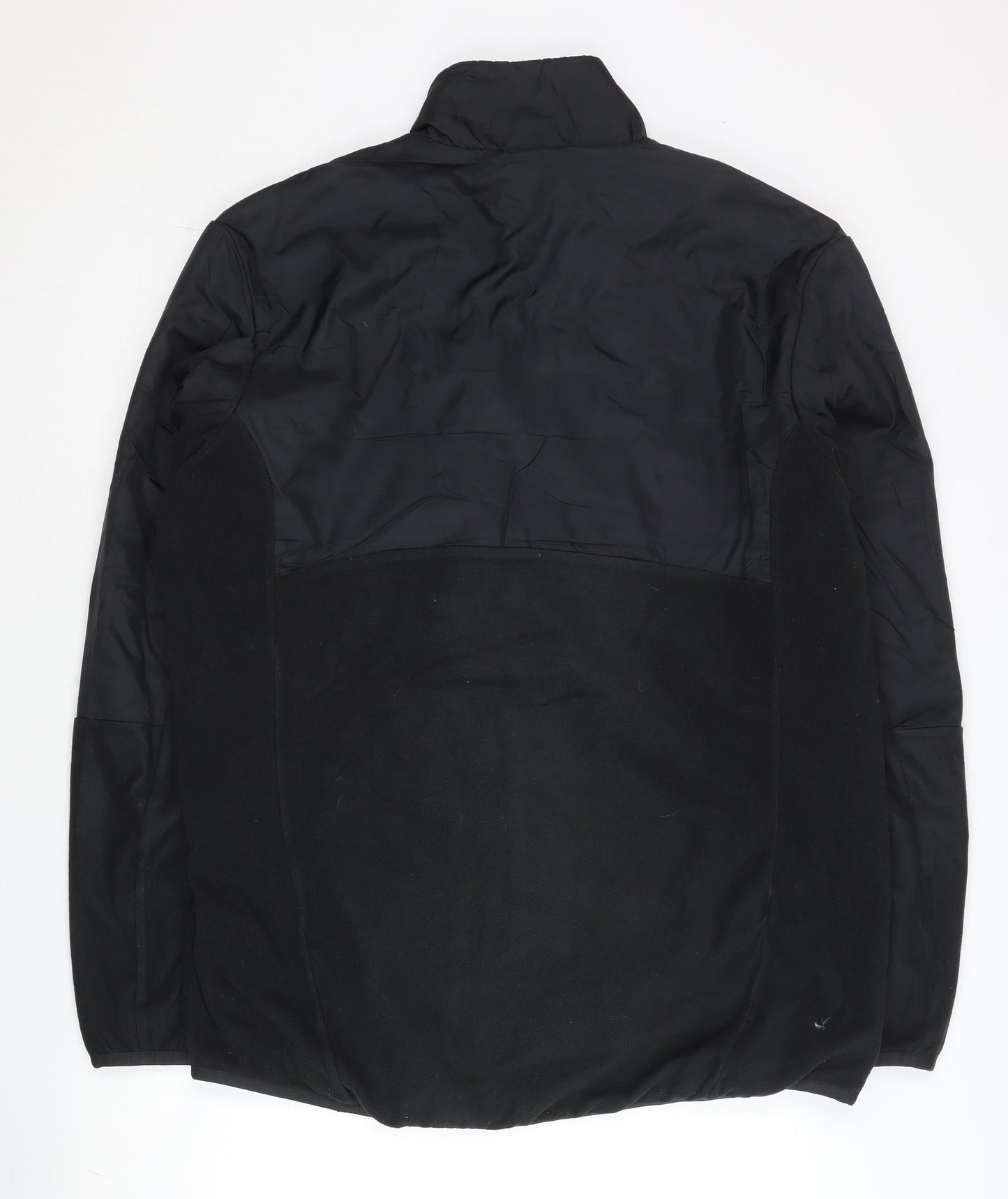 adidas Men’s Black L Full Zip Stand Collar Sports Jacket