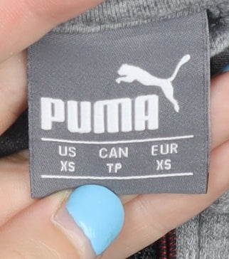 Puma BMW Motorsport Men's Grey Full Zip Hoodie XS Racing Jersey