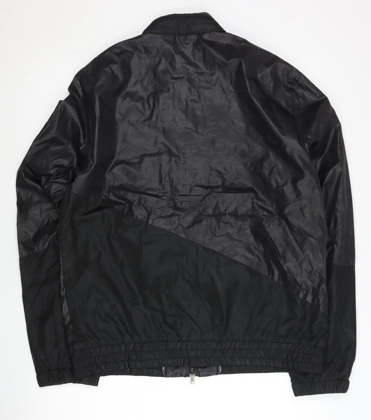 Calvin Klein Men’s Black M Windbreaker Jacket Polyester Full Zip