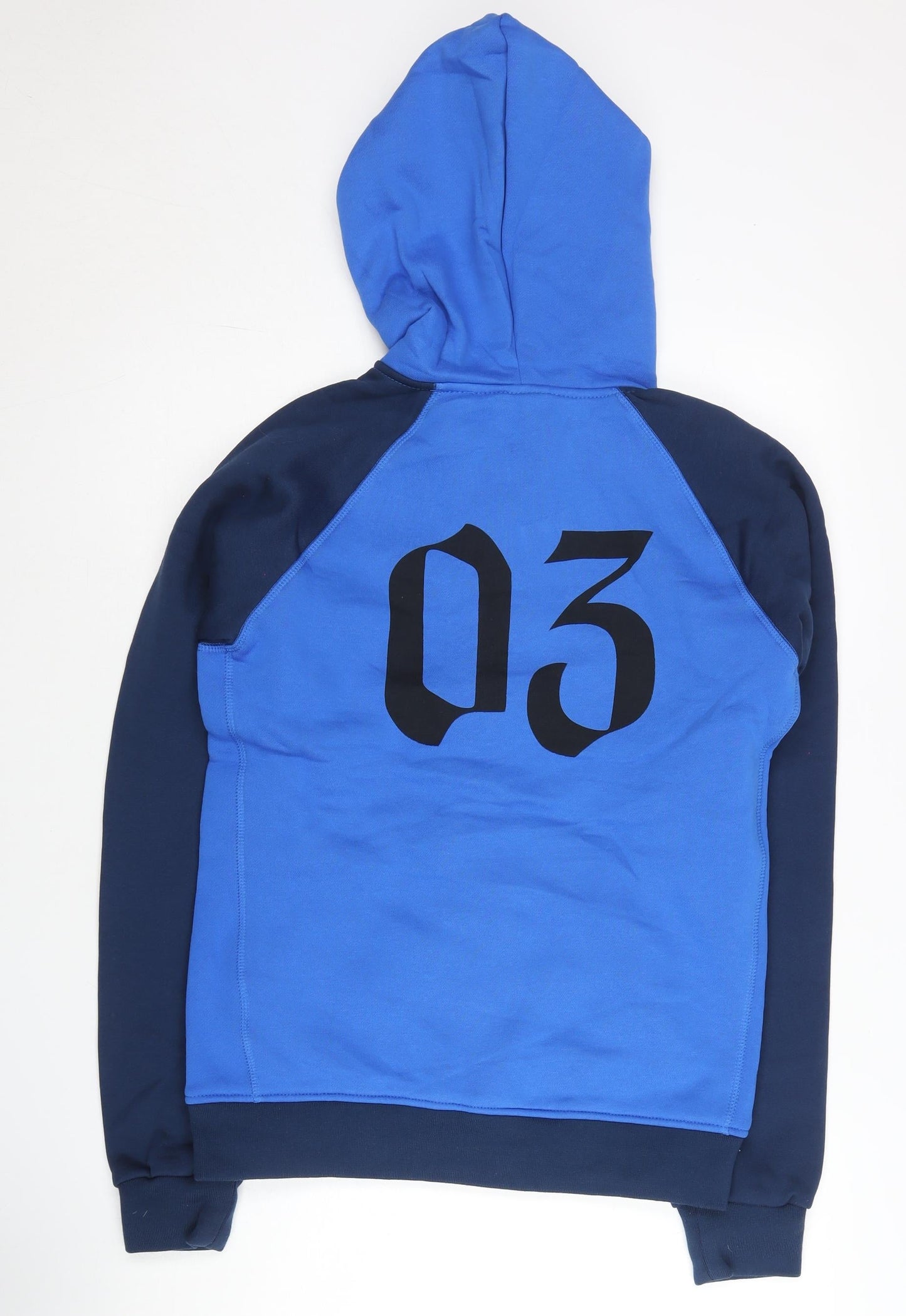 Adidas Neo Men's Blue Varsity Jacket S Hooded Cotton Sportswear