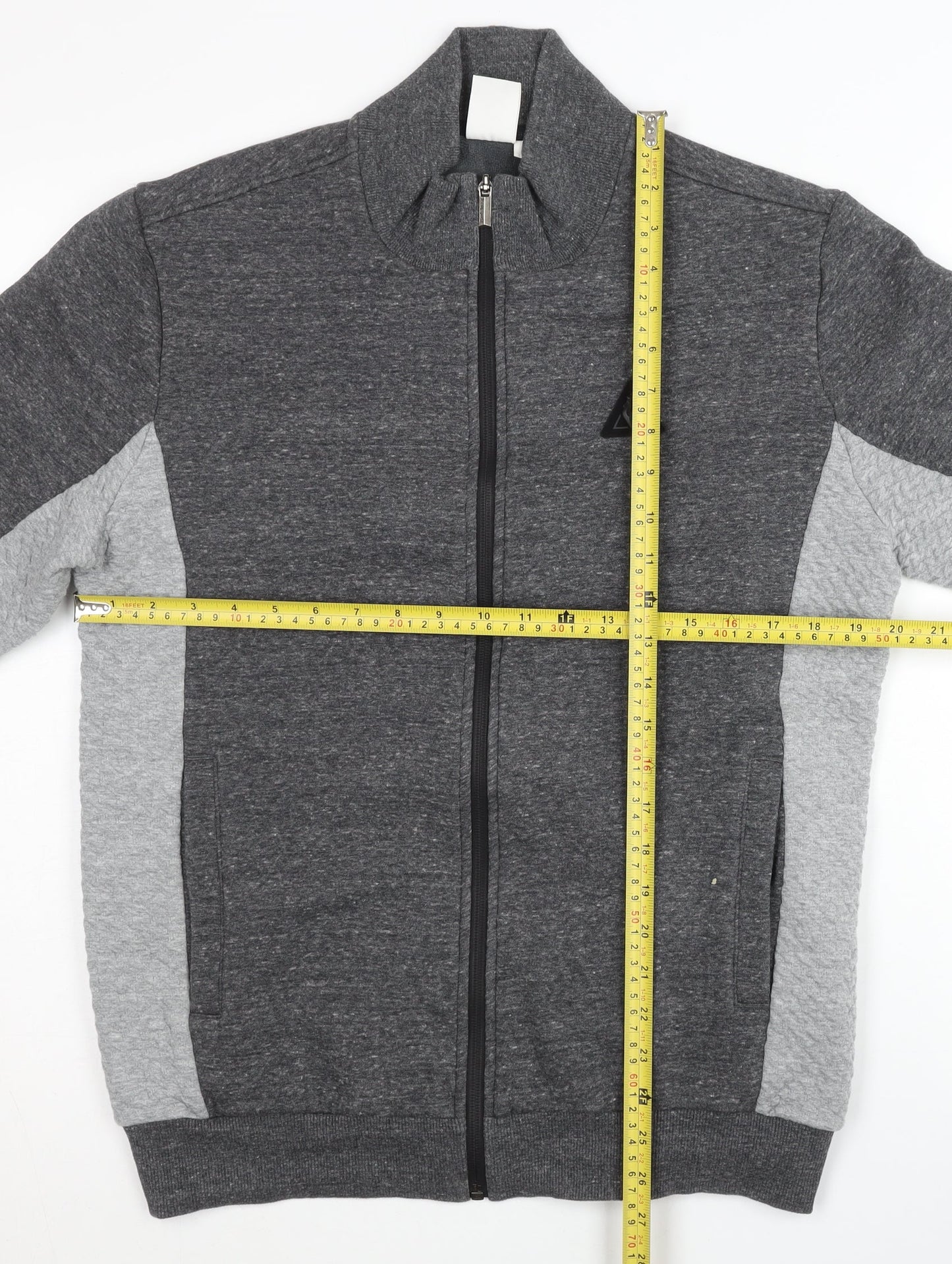 Le Coq Sportif Men’s Grey L Track Jacket Full Zip Sportswear