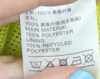 Adidas Men's Yellow & Blue S Windbreaker Jacket Hooded Sports