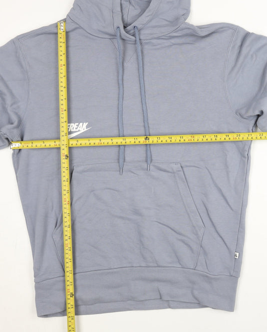 Nike Men’s Blue Pullover Hoodie M Logo Jersey Sportswear