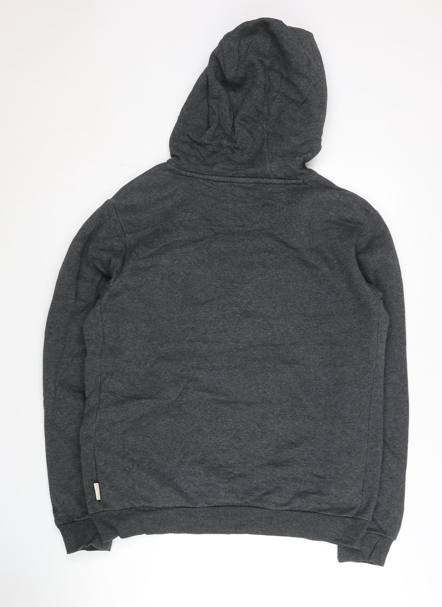 New Balance Men's Grey Pullover Hoodie M Logo Sports Jersey
