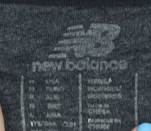 New Balance Men's Grey Pullover Hoodie M Logo Sports Jersey