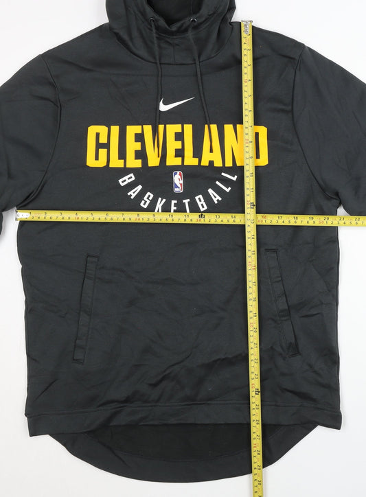 Nike Men’s Black Cleveland Basketball Pullover Hoodie L
