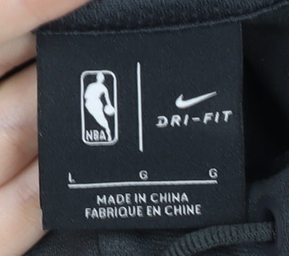 Nike Men’s Black Cleveland Basketball Pullover Hoodie L