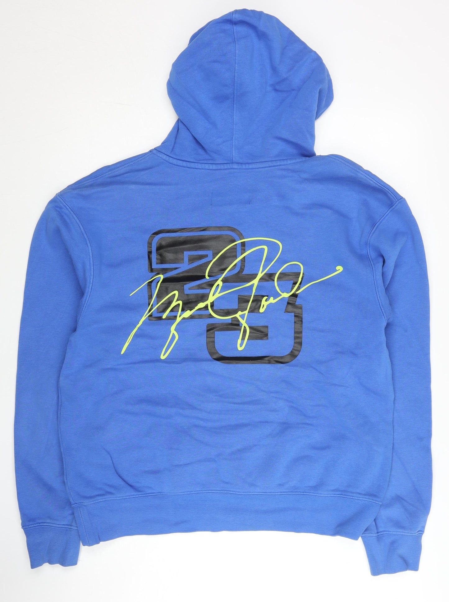 Jordan Men's Blue Pullover Hoodie M Regular Fit Graphic Print Sportswear