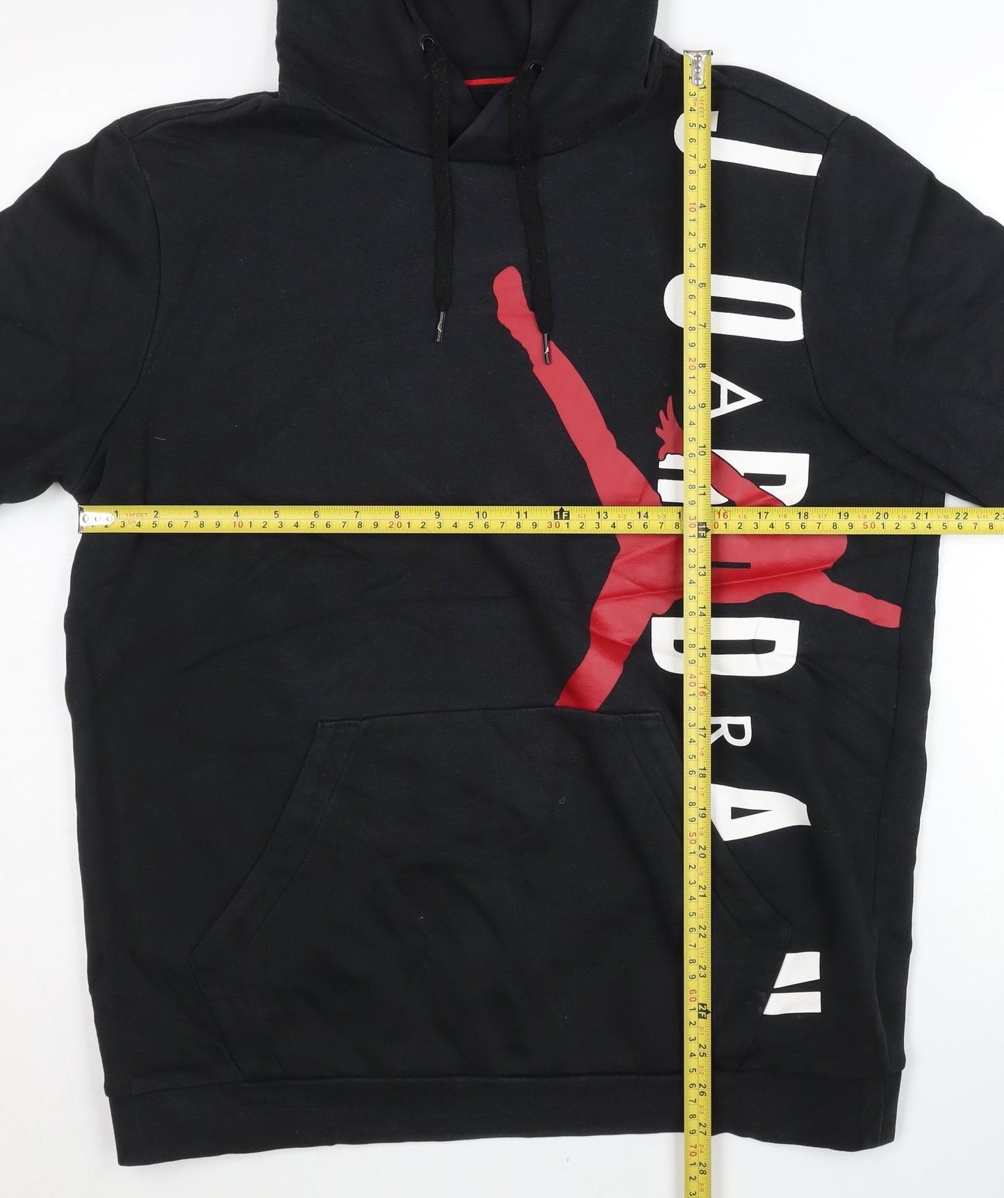 Jordan Mens Black XL Pullover Hoodie Graphic Logo Basketball Sportswear