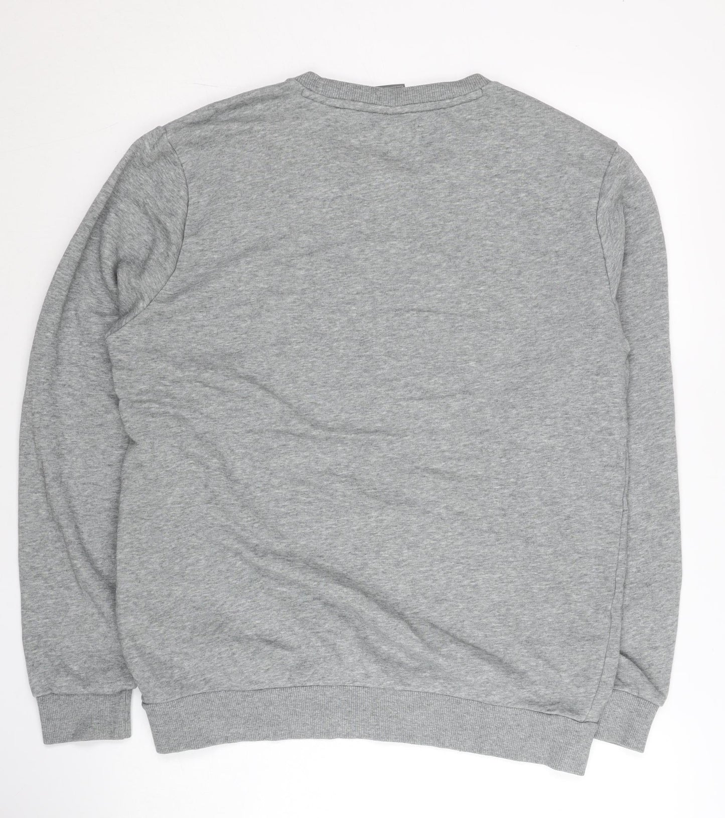 Puma Men's Grey M Pullover Sweatshirt Crew Neck Long Sleeve