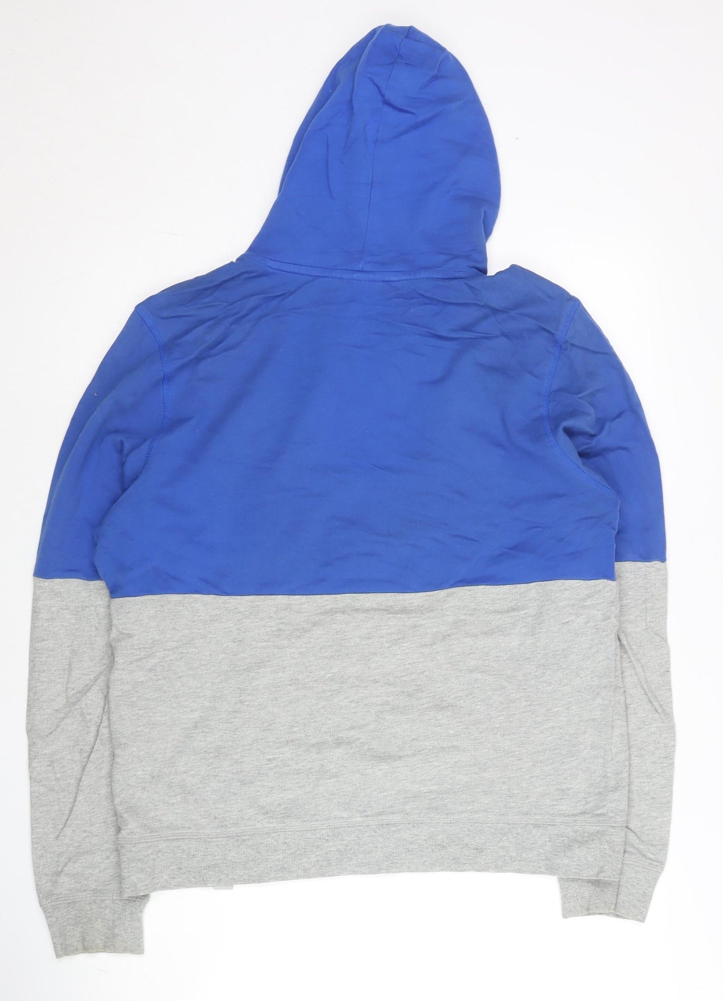 Adidas Neo Men’s Blue Grey Pullover Hoodie L Sports Graphic