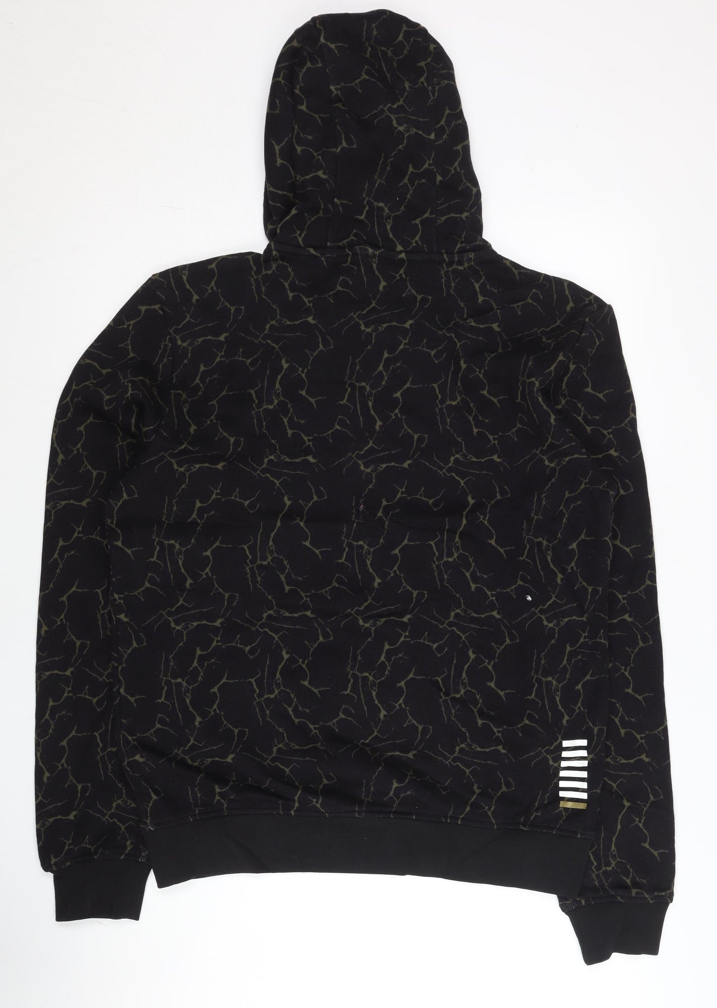 Emporio Armani EA7 Men's Black M Pullover Hoodie Graphic Logo