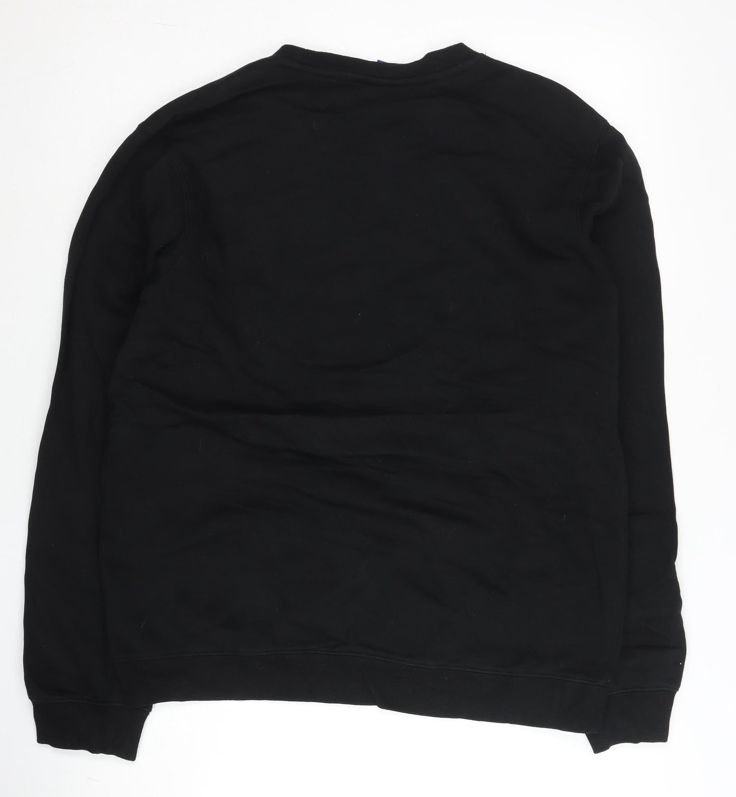 Nike Men’s Black L Pullover Sweatshirt Crew Neck Logo Sportswear
