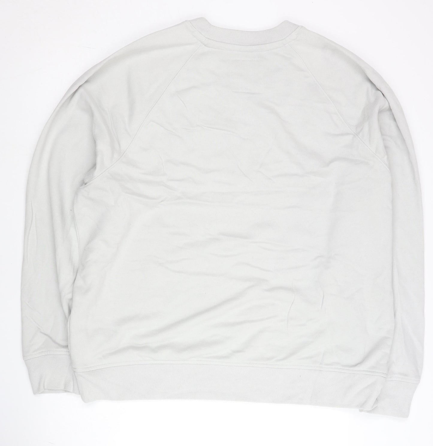 Hollister Men’s Grey Logo Oversized Pullover Sweatshirt L