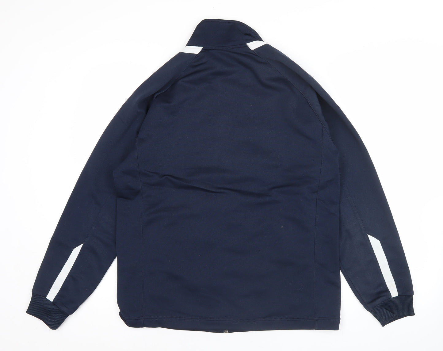 Mizuno Men's Blue S Athletic Fit Full Zip Track Jacket