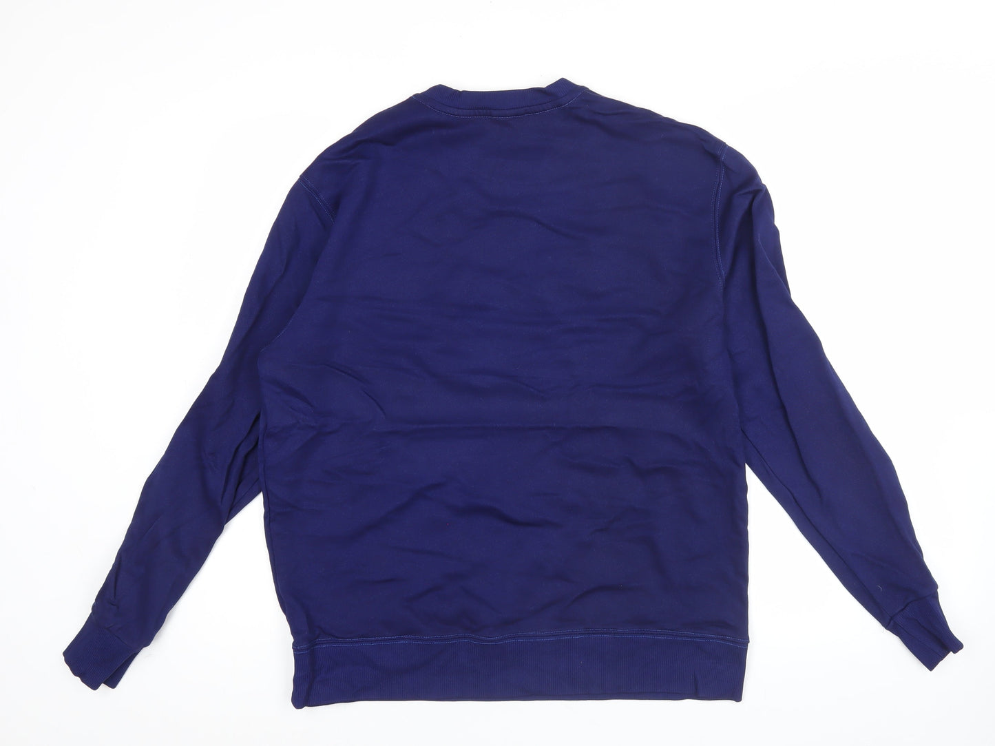 Champion Men's Blue XL Pullover Sweatshirt Crew Neck Embroidered Logo