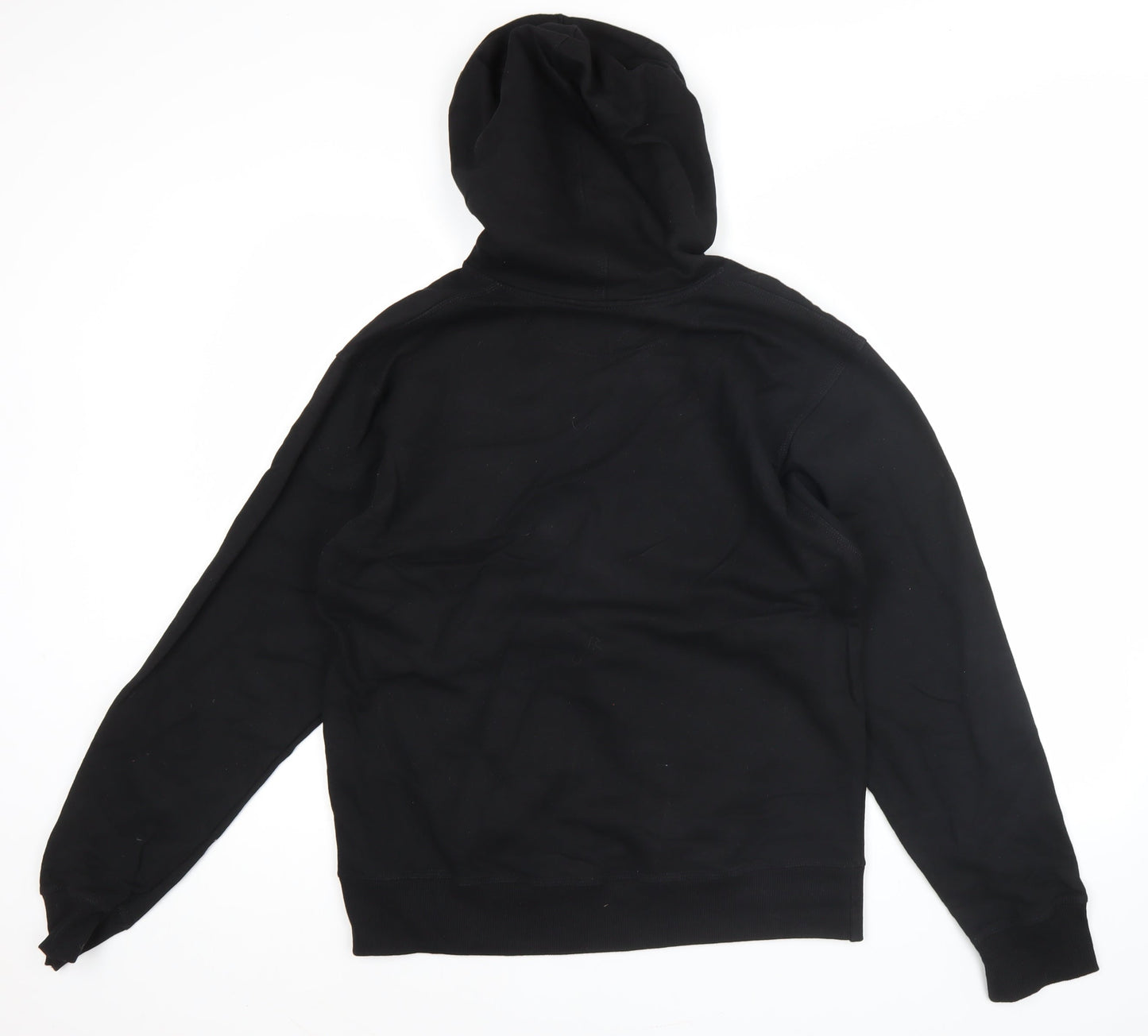 Champion Men’s Black Pullover Hoodie M Regular Fit Fleece Logo