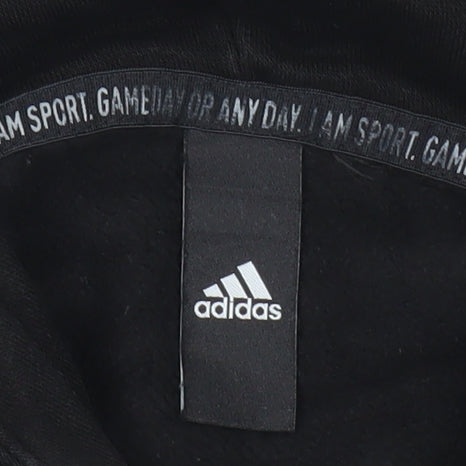 Additional view of Adidas Men's Black XS Pullover Hoodie Logo Sports Fleece
