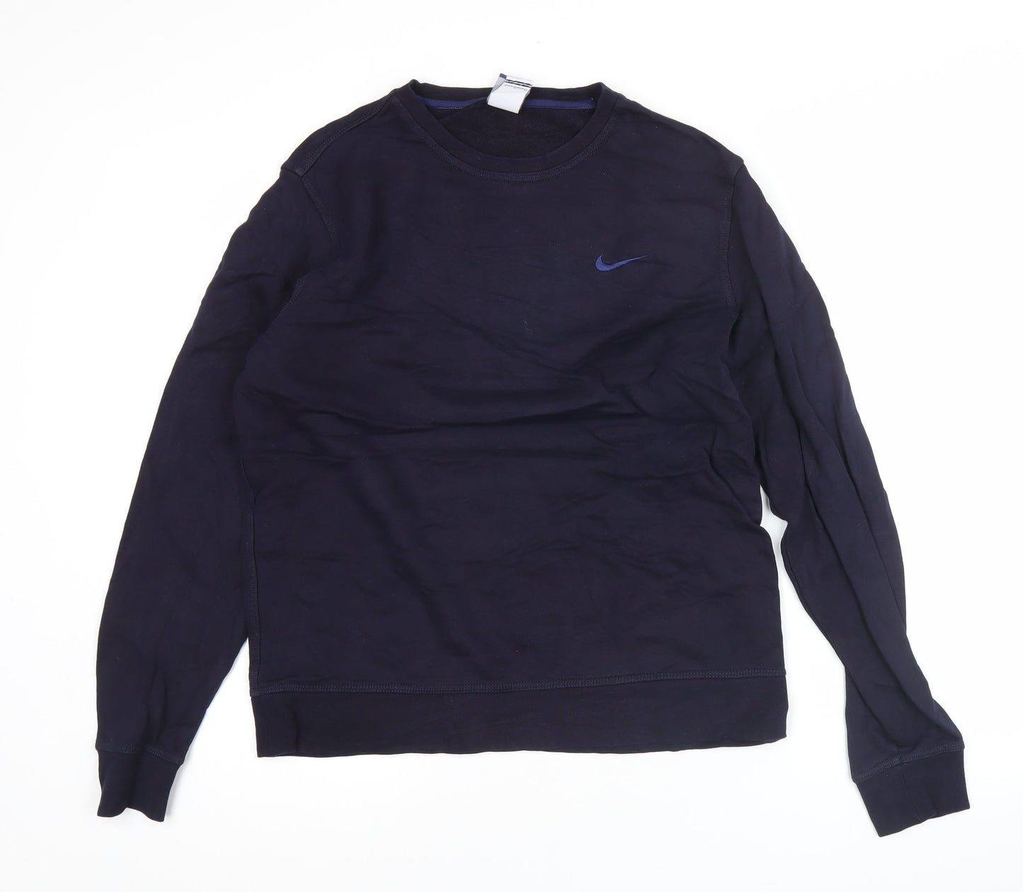 Nike Men's XL Blue Crew Neck Pullover Sweatshirt - Sports Jersey Cotton