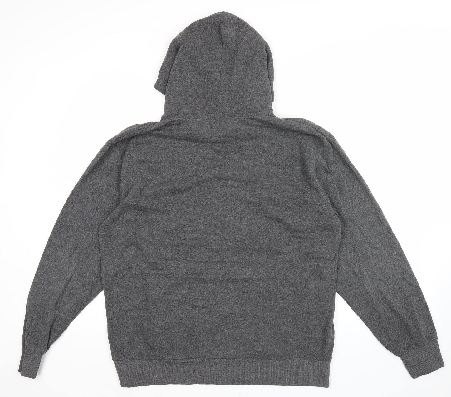 FILA Men's Grey Pullover Hoodie XL Fleece Regular Fit