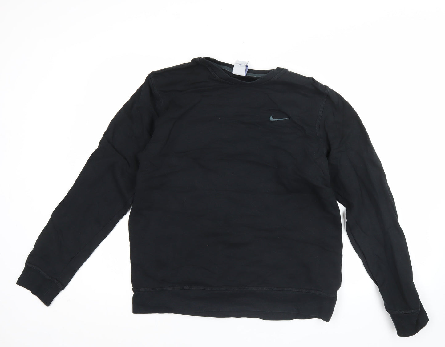 Nike Men’s Black XL Pullover Sweatshirt Crew Neck Cotton Sports Top