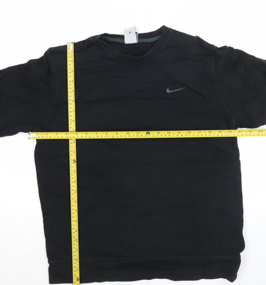 Nike Men’s Black XL Pullover Sweatshirt Crew Neck Cotton Sports Top