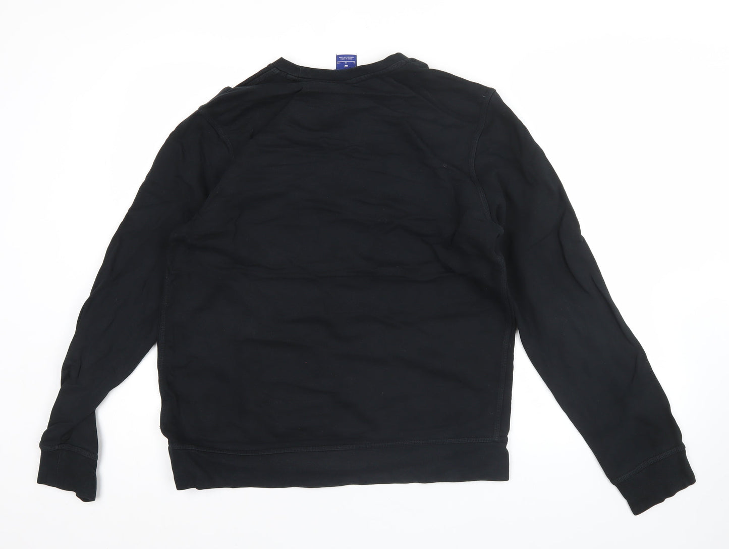 Nike Men’s Black XL Pullover Sweatshirt Crew Neck Cotton Sports Top