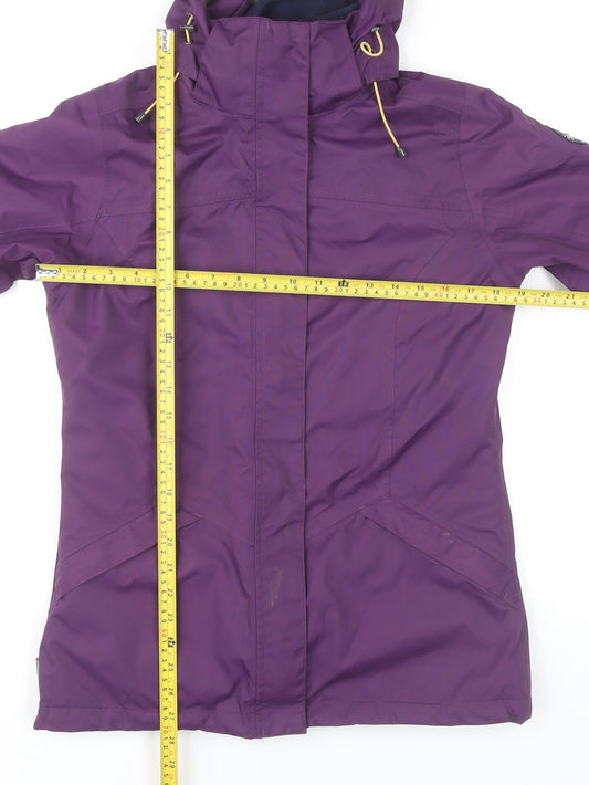 TOG Twenty Four Women’s Purple Waterproof Parka Jacket Size 10