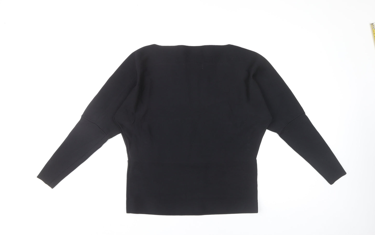 Paul Costelloe Women’s Black Knit Boat Neck Dolman Sleeve Blouse S