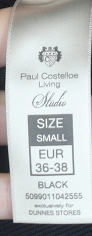 Paul Costelloe Women’s Black Knit Boat Neck Dolman Sleeve Blouse S