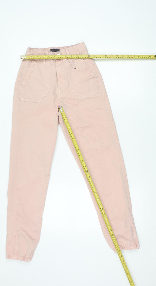 Marks and Spencer Women’s Pink Size 6 Tapered Jogger Trousers