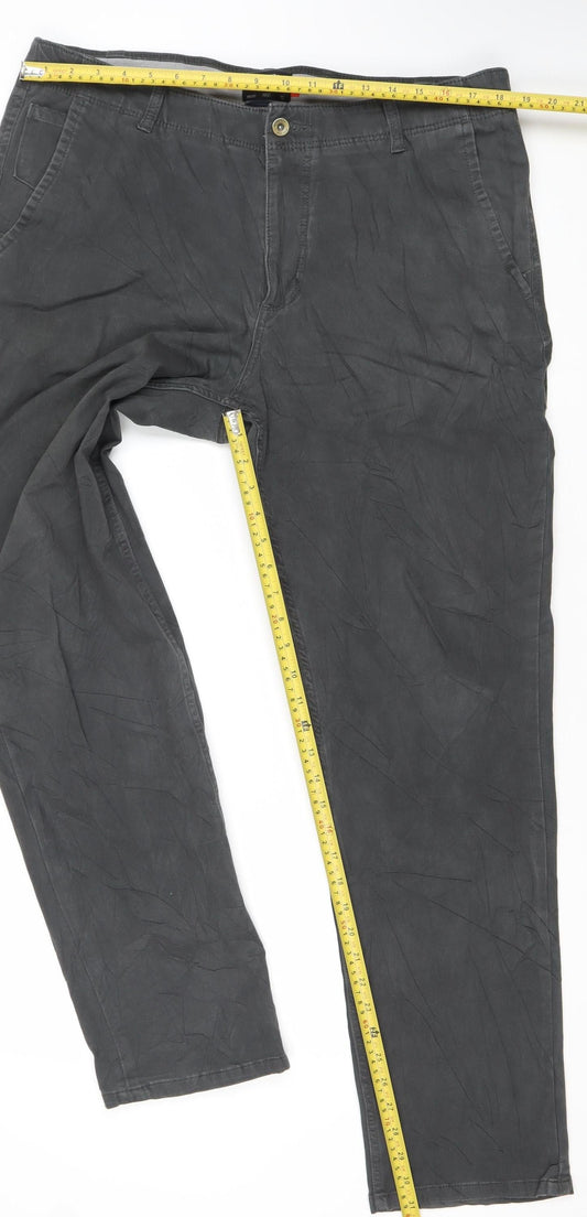 Dockers Men’s Black L Jeans W38 L32 Cotton Denim Zip Fly