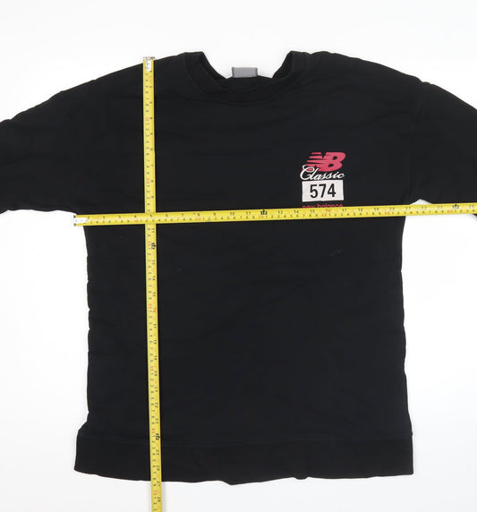 New Balance Men’s Black XL Pullover Sweatshirt Classic 574 Logo