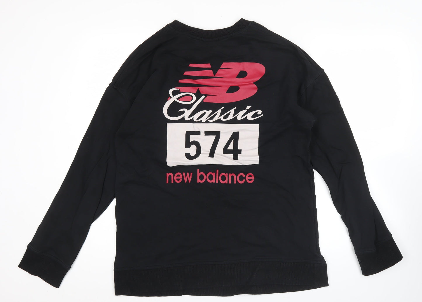 New Balance Men’s Black XL Pullover Sweatshirt Classic 574 Logo