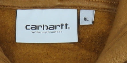 Carhartt Men’s Brown XL Pullover Hoodie Fleece Kangaroo Pocket