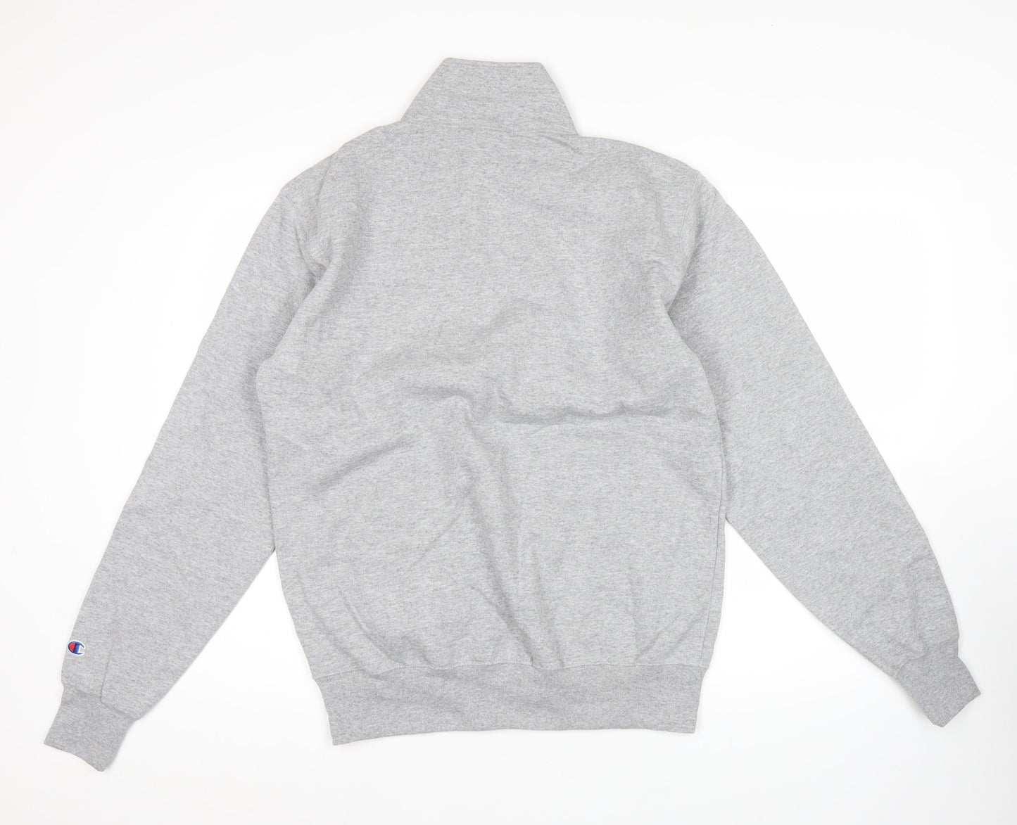 Champion Men’s Grey M Eco Authentic 1/4 Zip Fleece Sweatshirt