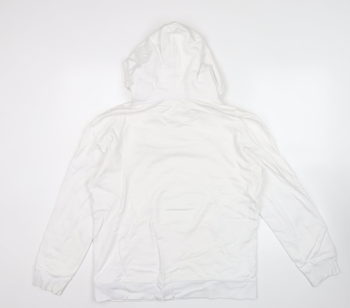 Champion Men’s White Pullover Hoodie Medium Logo Sportswear