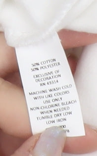 Champion Men's White M 1/4 Zip Sweatshirt Mock Neck Fleece